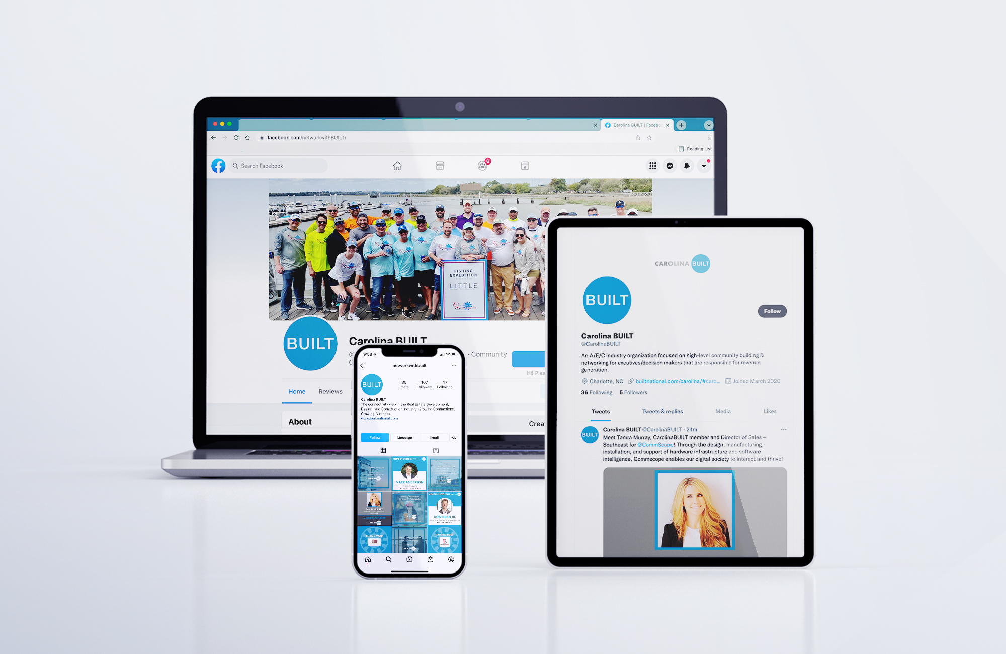 CarolinaBUILT socials