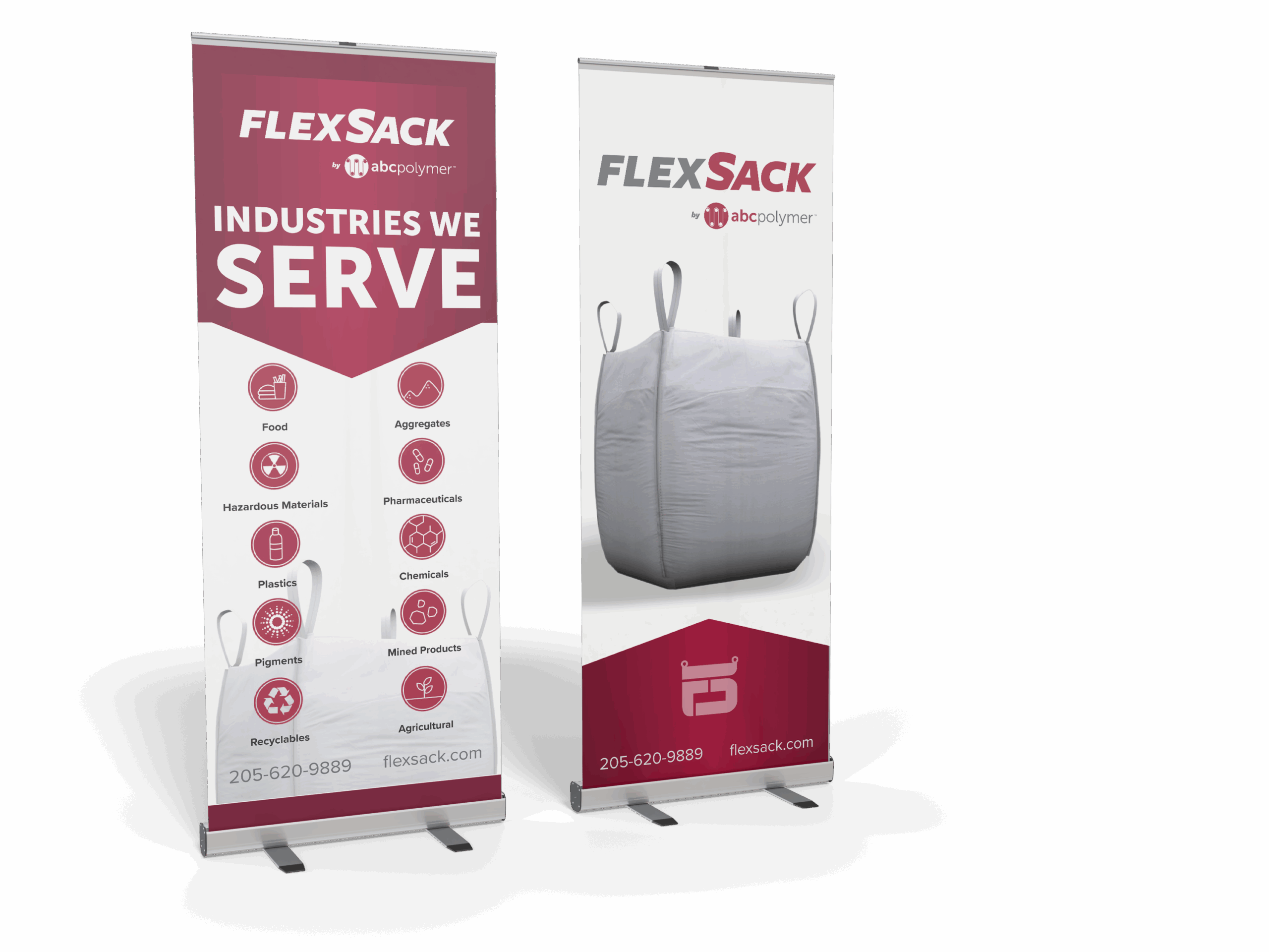FlexSack Rollup Banner mockup
