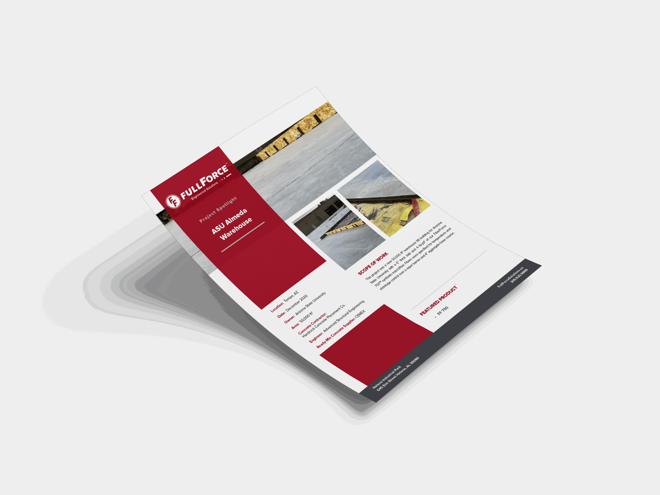 FullForce Project Spotlight ASU Almeda Warehouse mockup