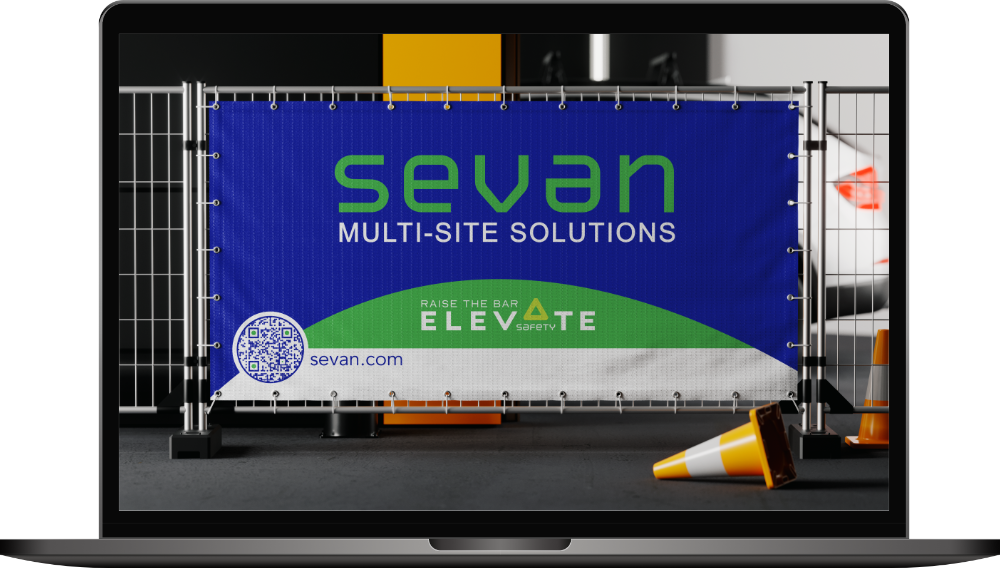 Sevan Construction Fence Banner