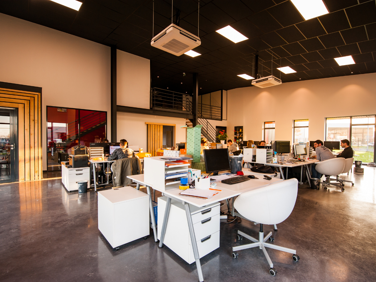 An image of a marketing agency office. 